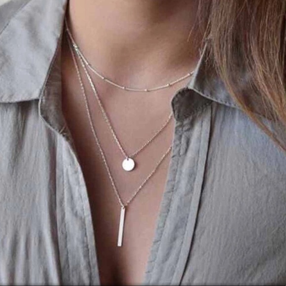 Jewelry - 🆕🖤 three layer necklace